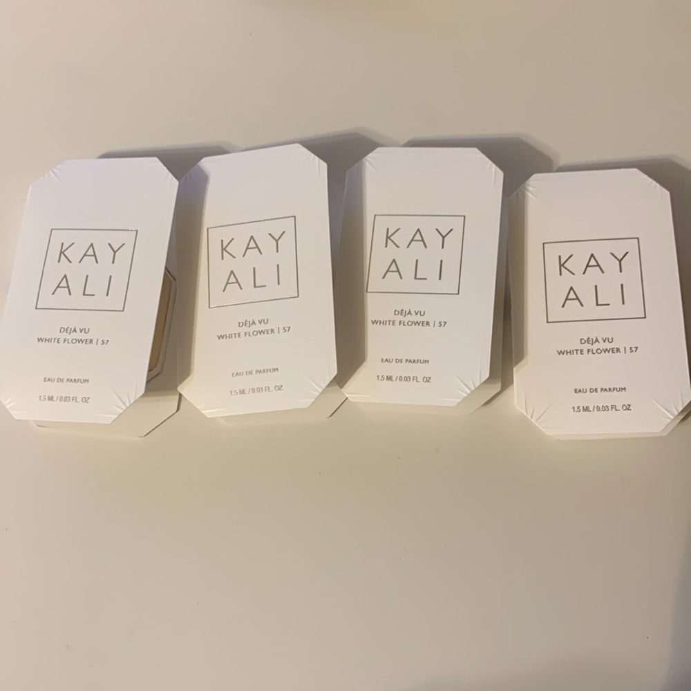 4pcs KAY ALI white flower 57